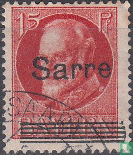 Overprint on stamps of Bavaria - Image 1