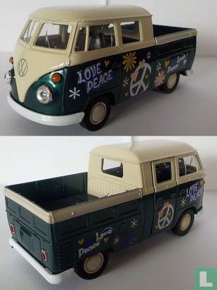 VW T1 Double Cabin Pick Up 'Love Peace' - Afbeelding 2