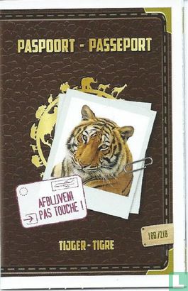Tijger Paspoort / Tigre Passeport - Afbeelding 1