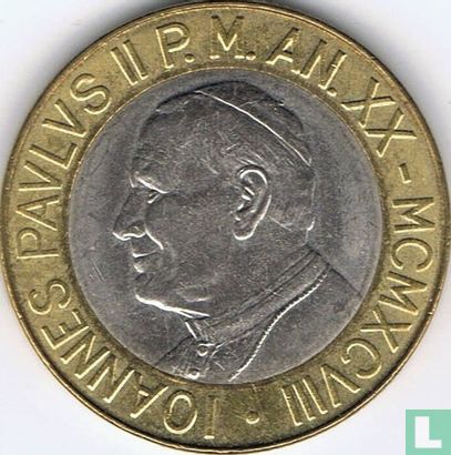 Vatikan 1000 Lire 1998 - Bild 1