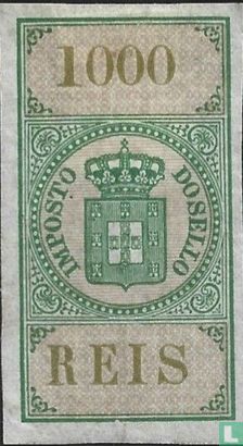 Imposto do sello 1000 Reis