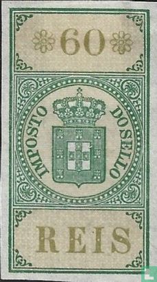 Imposto do sello 60 Reis