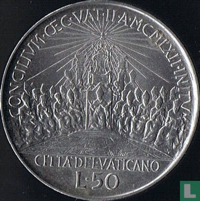 Vatican 50 lire 1962 "Second Ecumenical Council" - Image 1