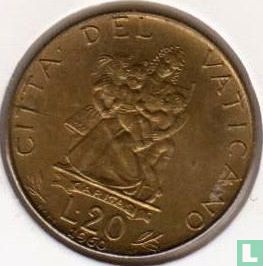 Vaticaan 20 lire 1960 - Afbeelding 1