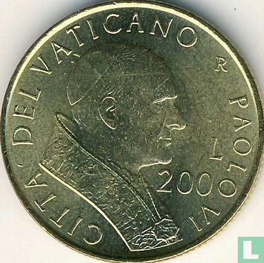 Vaticaan 200 lire 2001 - Afbeelding 2