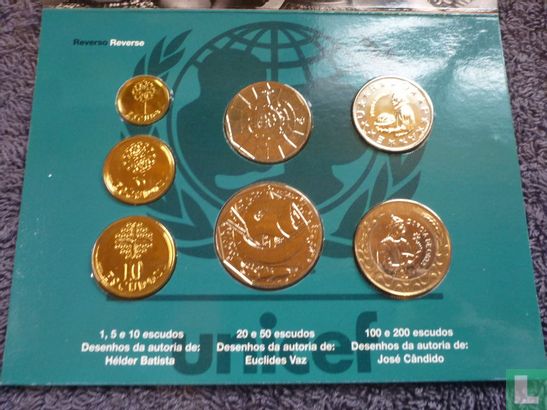 Portugal mint set 1999 "50th anniversary of UNICEF" - Image 2