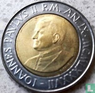 Vatican 500 lire 1987 - Image 1