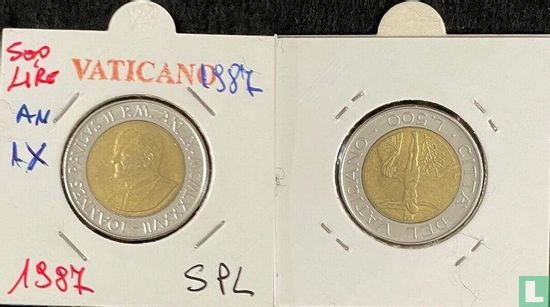 Vaticaan 500 lire 1987 - Afbeelding 3