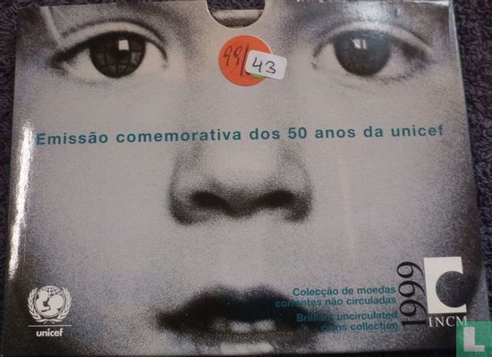 Portugal KMS 1999 "50th anniversary of UNICEF" - Bild 1