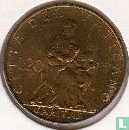 Vaticaan 20 lire 1963 - Afbeelding 1