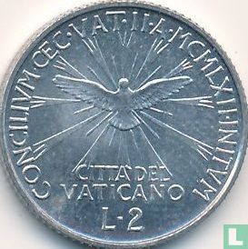 Vaticaan 2 lire 1962 "Second Ecumenical Council" - Afbeelding 1