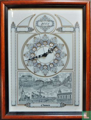 21ste eeuw klok Ommen van kunstenaar Gerard Swaenepoel - Afbeelding 1