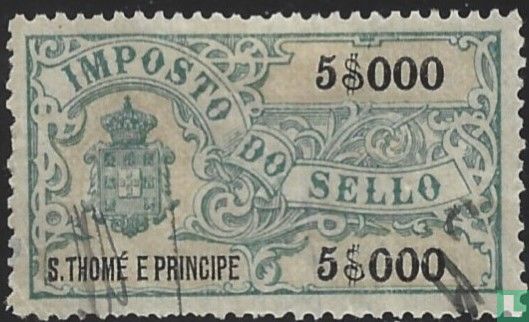 Imposto do sello 5000 Reis