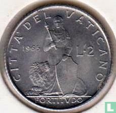 Vatican 2 lire 1965 - Image 1
