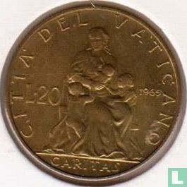 Vaticaan 20 lire 1965 - Afbeelding 1
