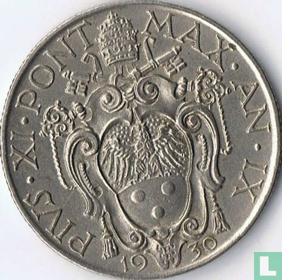 Vatican 1 lira 1930 - Image 1