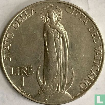Vaticaan 1 lira 1936 - Afbeelding 2