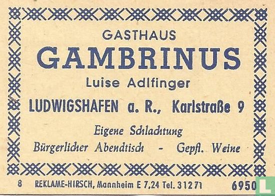 Gasthaus Gambrinus