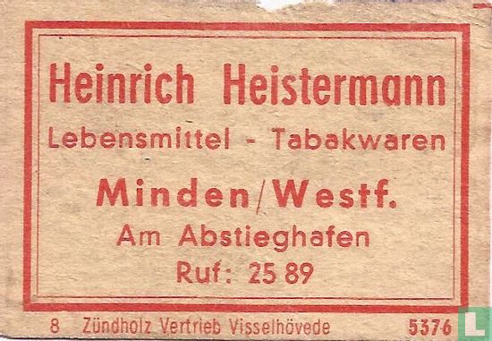 Heinrich Heistermann - Lebensmittel - Tabakwaren