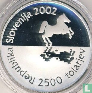 Slovenia 2500 tolarjev 2002 (PROOF) "35th Chess olympiad in Bled" - Image 1