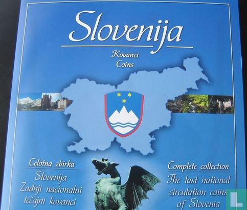 Slovenië jaarset 2004 "The last circulation coins" - Afbeelding 1
