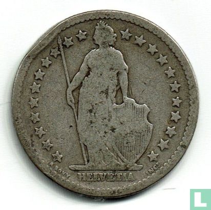 Switzerland 2 francs 1874 - Image 2