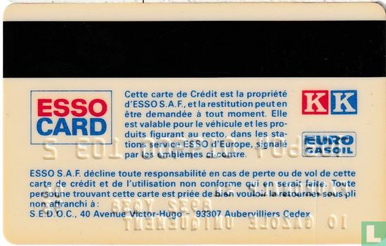 Esso card Europe - Image 2