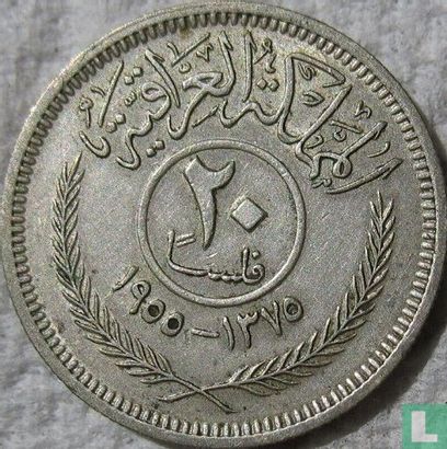 Iraq 20 fils 1955 (AH1375) - Image 1