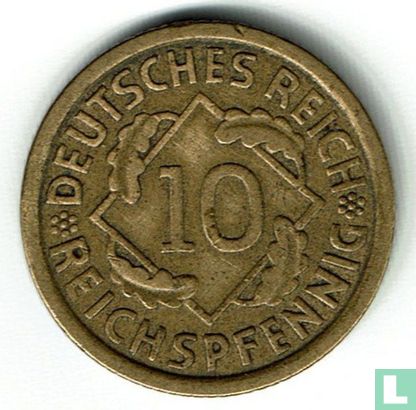 Duitse Rijk 10 reichspfennig 1935 (A) - Afbeelding 2