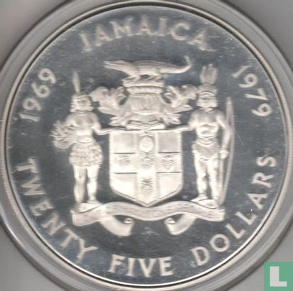 Jamaica 25 dollars 1979 (PROOF) "10th anniversary Investure of Prince Charles" - Image 1