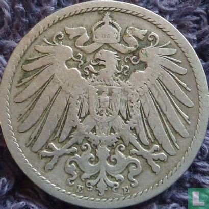 Empire allemand 10 pfennig 1894 (E) - Image 2