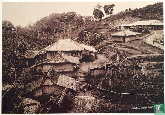 Een kampong te Buitenzorg, West-Java, ca. 1910 - Bild 1