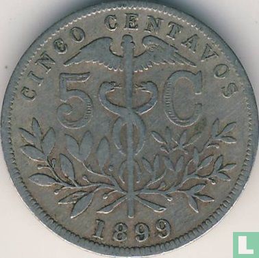 Bolivien 5 Centavo 1899 - Bild 1