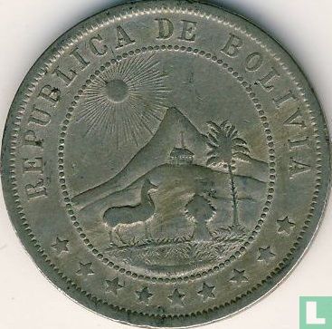 Bolivia 10 centavos 1895 - Image 2