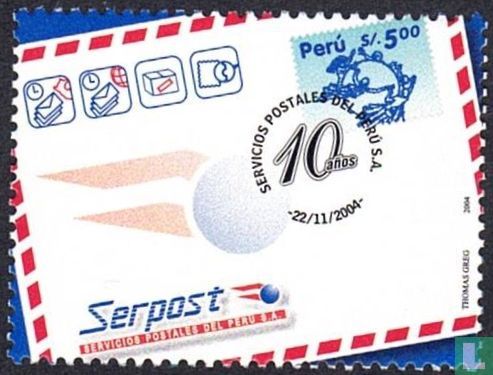 10 Years Postal Company "Serpost"
