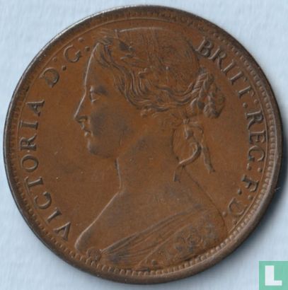 Verenigd koninkrijk 1 penny 1872 - Afbeelding 2