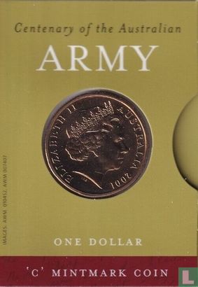 Australia 1 dollar 2001 (folder - C) "Centenary of the Australian Army" - Image 1