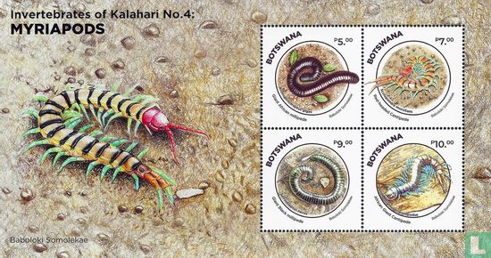 Invertebrates of the Kalahari: Myriapods