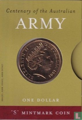 Australie 1 dollar 2001 (folder - S) "Centenary of the Australian Army" - Image 1