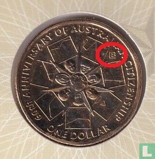 Australië 1 dollar 2009 (folder - B) "60th anniversary of Australian Citizenship" - Afbeelding 3