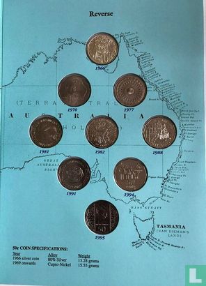 Australia combination set 1996 "Australia 50c commemorative coin collection" - Image 2