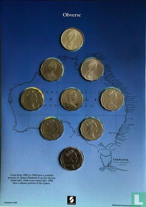 Australien Kombination Set 1996 "Australia 50c commemorative coin collection" - Bild 3