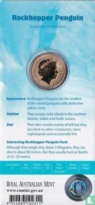 Australië 1 dollar 2013 (folder) "Polar animals - Rockhopper penguin" - Afbeelding 2