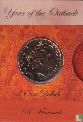 Australië 1 dollar 2002 (folder - B) "Year of the Outback" - Afbeelding 1