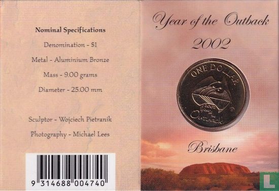 Australië 1 dollar 2002 (folder - B) "Year of the Outback" - Afbeelding 2
