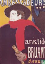 Aristide Bruant im Ambassadeurs (Plakat), 1892 - Bild 1
