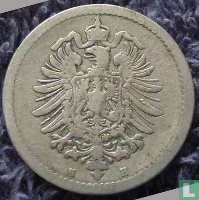 Empire allemand 5 pfennig 1875 (H) - Image 2