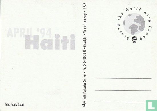00637 - Frank Espert "Edgar World-Tour" April '94 Haiti - Afbeelding 2