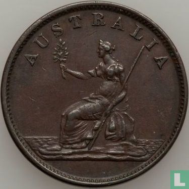 Australië ½ penny 1851 - Afbeelding 2