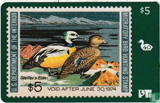 Migratory Bird Hunting Stamp 1974 - Image 1